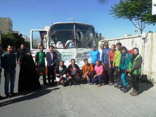 هیمالیانوردی کوهنوردان استان مرکزی با شعار با اهدای خون زندگی را به اشتراک بگذاریم