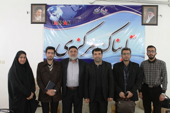 گزارش تصویری بازدید رئیس دانشگاه پیام نور استان مرکزی از دفتر سایت خبری تابناک مرکزی