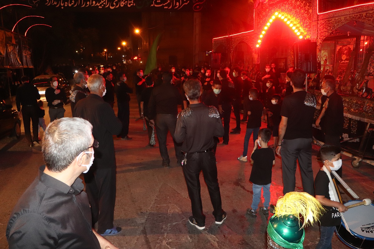 عزاداری روز تاسوعا و شب عاشورای حسینی در اراک برگزار شد