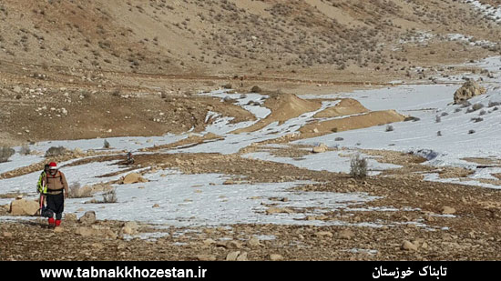 تصاویر/ برف بازی خوزستانی ها در منطقه مونگار