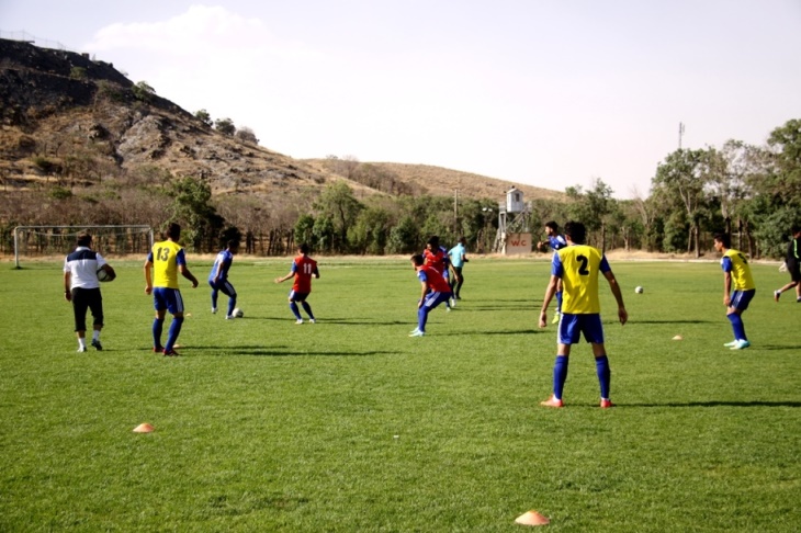 گزارش تصویری تمرینات تیم فوتبال آلومینیوم