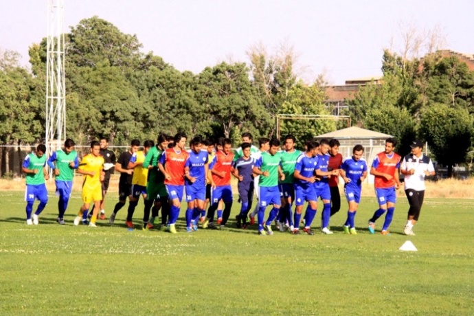 گزارش تصویری تمرینات تیم فوتبال آلومینیوم