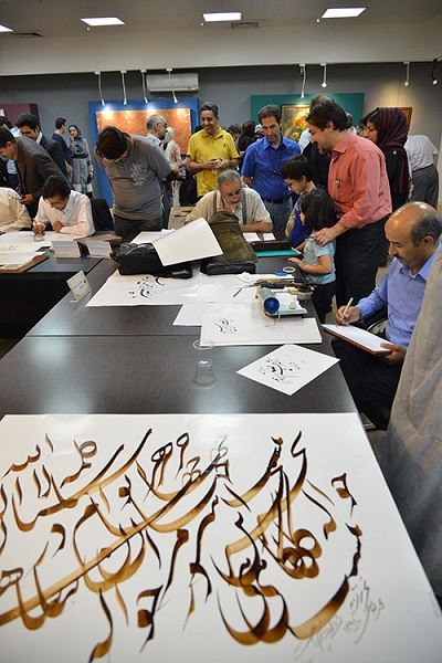 گزارش تصویری/ &laquo;کتابت بندگی&raquo; در نگارخانه رضوان