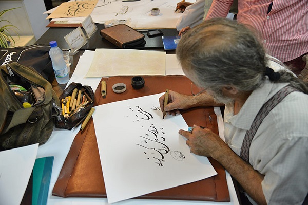 گزارش تصویری/ &laquo;کتابت بندگی&raquo; در نگارخانه رضوان