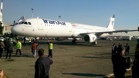 نخستین ایرباس ایران به زمین نشست