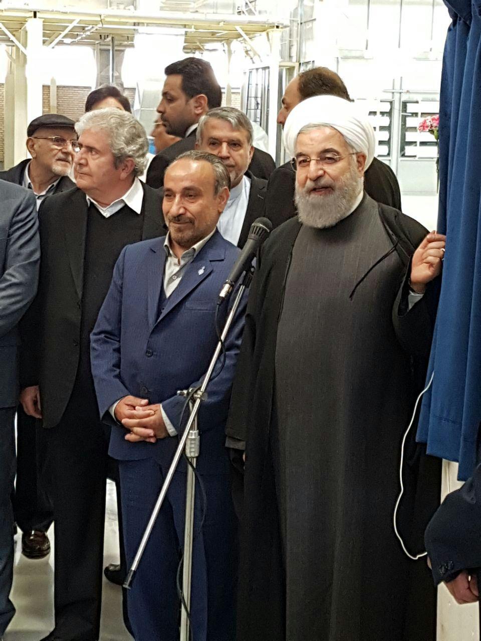 طرح توسعه خط رنگ و بدنه با حضور رئیس&zwnj;جمهور کلنگ زنی شد