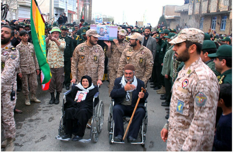 پیکر فرمانده در شال آرام گرفت پیکر فرمانده در شال آرام گرفت