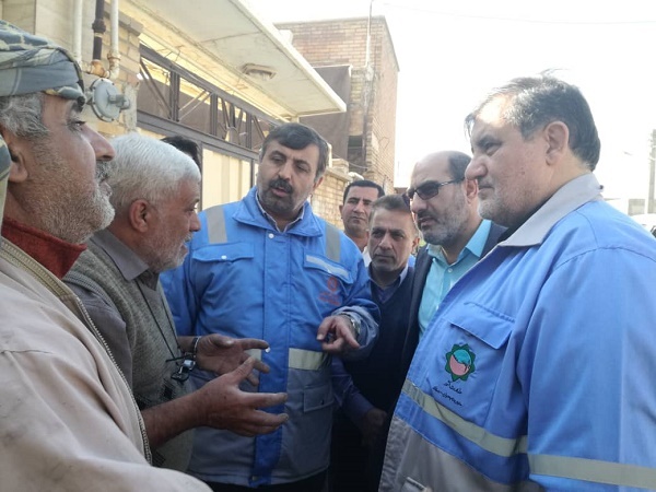 بازدید میدانی مهندس اسماعیل نجار  رییس سازمان مدیریت بحران کشور و کیامرث حاجی زاده معاون استاندار و مدیرکل مدیریت بحران خوزستان از وضعیت مناطق آبگرفته شهرستان خرمشهر