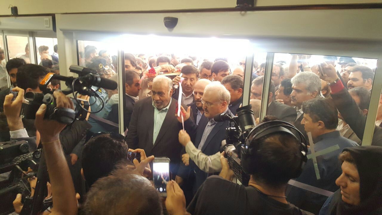 افتتاح بیمارستان قدس پاوه با حضور وزیر بهداشت
