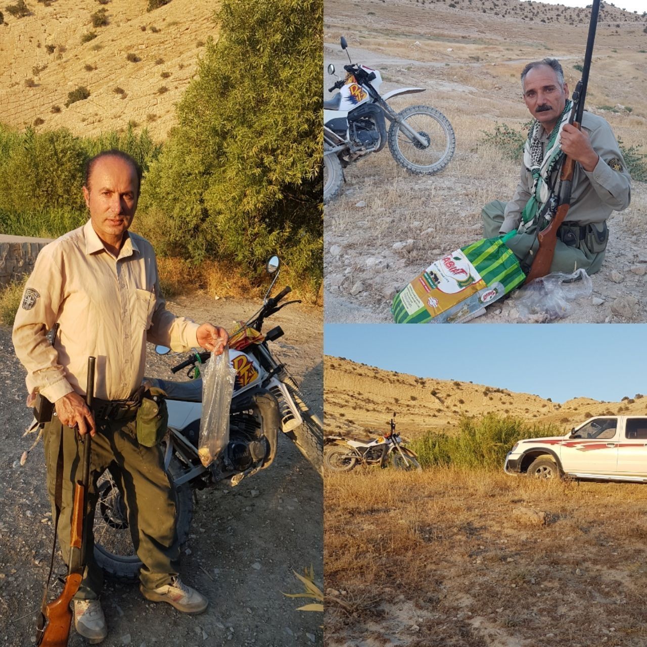 شکارچیان غیرمجاز در دام قانون گرفتار شدند