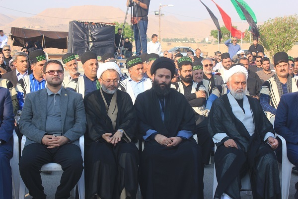 در شهرستان مسجدسلیمان آئین کتل بندون همراه با رونمایی از مافگه و یادمان امام حسین (ع)برگزارشد.