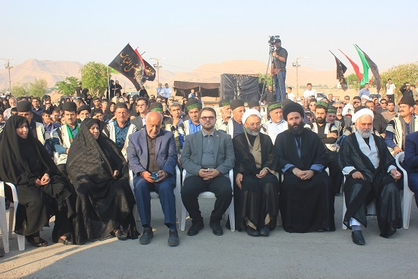 در شهرستان مسجدسلیمان آئین کتل بندون همراه با رونمایی از مافگه و یادمان امام حسین (ع)برگزارشد.