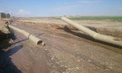 خسارت سیلاب به تاسیسات آبرسانی شهر آببر خسارت سیلاب به تاسیسات آبرسانی شهر آببر