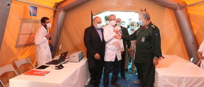 بهره برداری پیشرفتهترین و مجهزترین بیمارستان تخصصی سیار ویژه بیماران حاد تنفسی در کرمانشاه