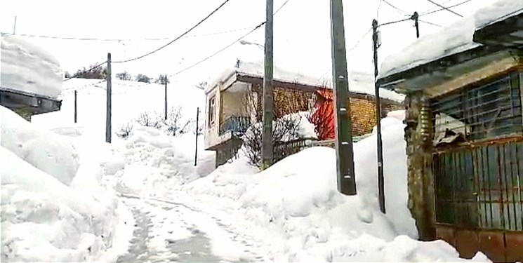 بارش برف در شهر یاسوج/از سفر به استانهای همجوار بپرهیزید