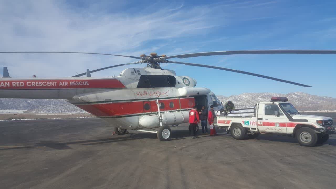 امداد هوایی به زیلائی شهرستان مارگون امداد هوایی به زیلائی شهرستان مارگون