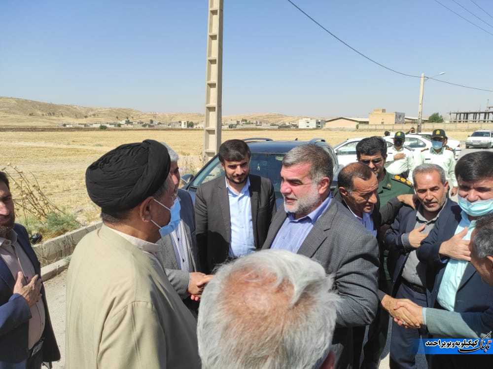 سفر و بازدید میدانی رئیس بنیاد مسکن کشور از شهرستان لنده+تصاویر