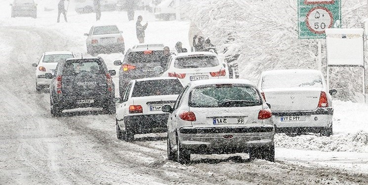 بارش پراکنده برف و باران، قزوین را فرا میگیرد