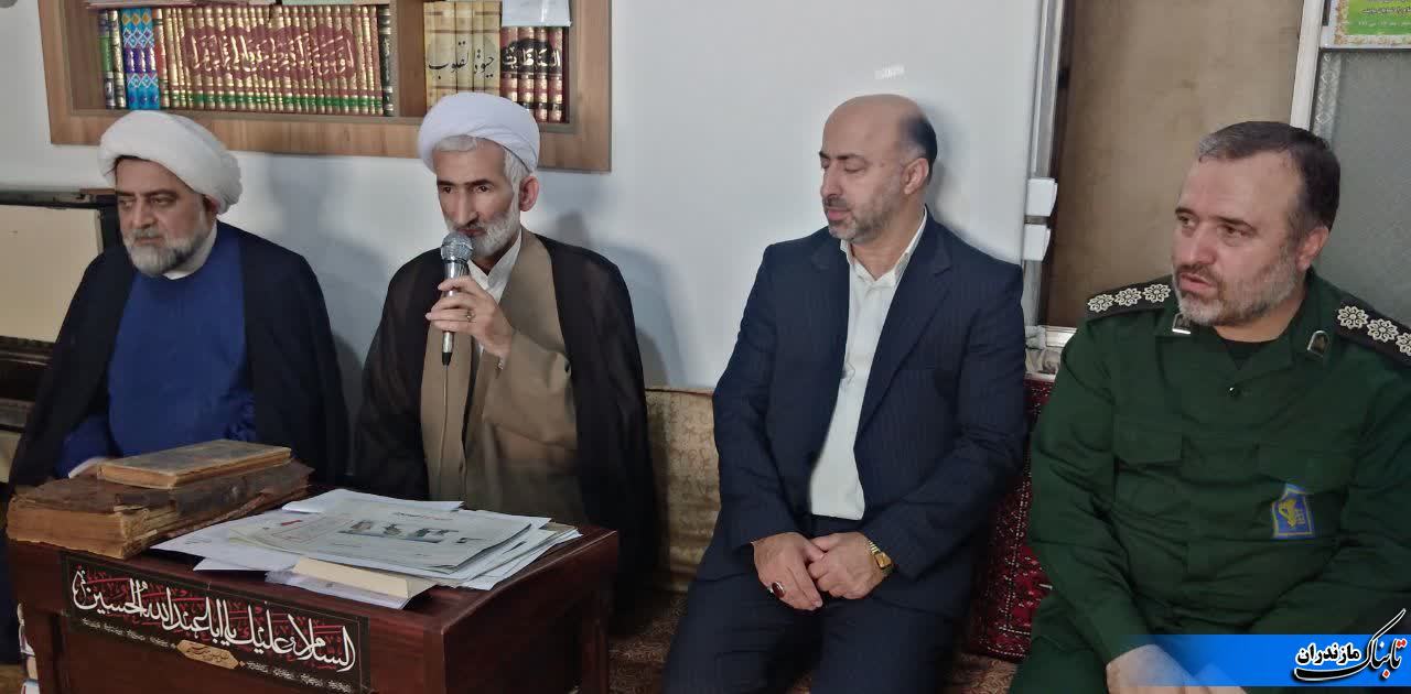 دیدار سرپرست فرمانداری و مدیران دستگاه‌های نکا با امام جمعه شهرستان