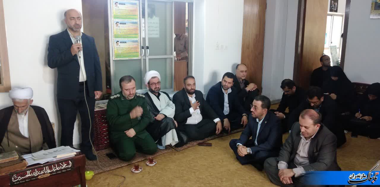 دیدار سرپرست فرمانداری و مدیران دستگاه‌های نکا با امام جمعه شهرستان