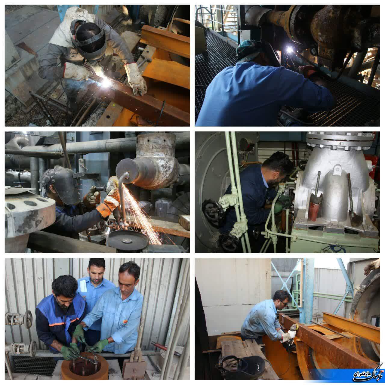 واحد ۴ بخار نيروگاه شهیدسلیمی نكا از مدار تولید خارج شد