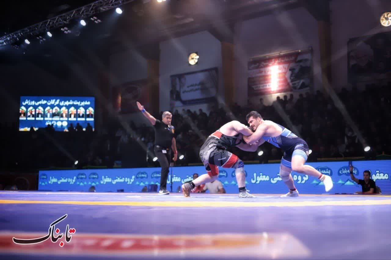 اختتامیه رقابت‌های کشتی آزاد قهرمانی کشور در گرگان+تصاویر