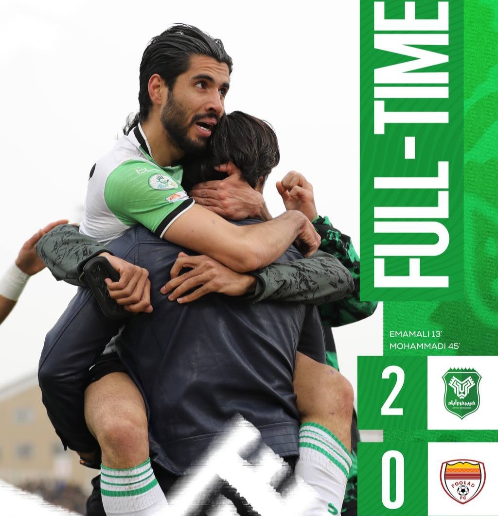 پیروزی شیرین ۲ بر صفر خیبر در برابر فولاد خوزستان