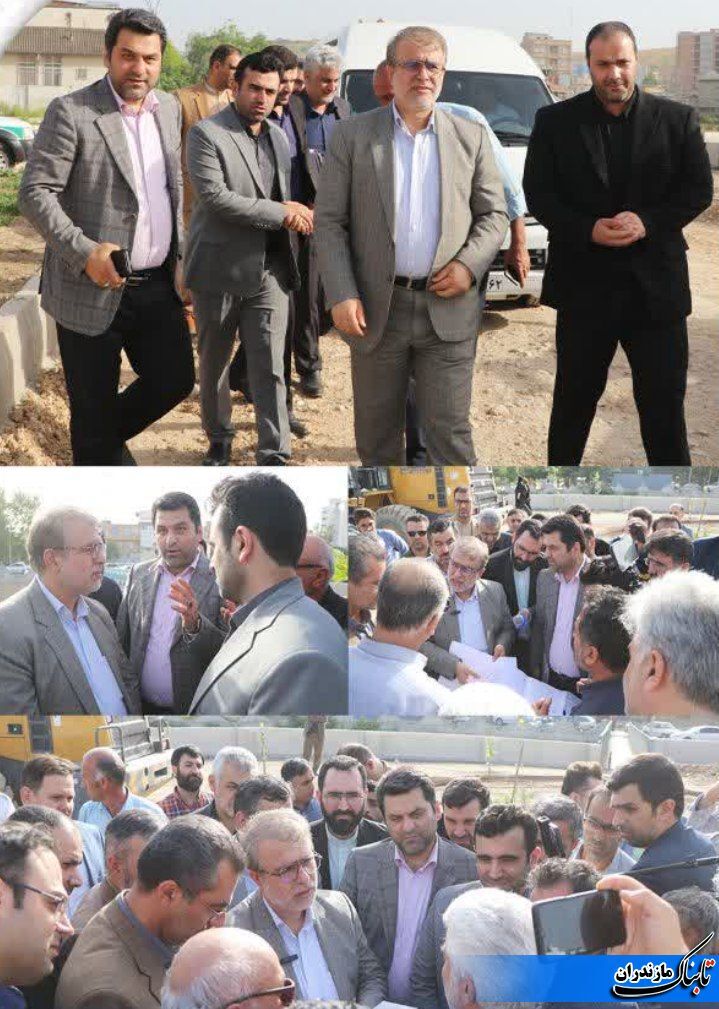 بازدید میدانی مسئولین استانی و شهرستانی از روند اجرای پروژه‌های در دست اقدام شهرداری و شورای اسلامی شهر نکا +گزارش تصویری