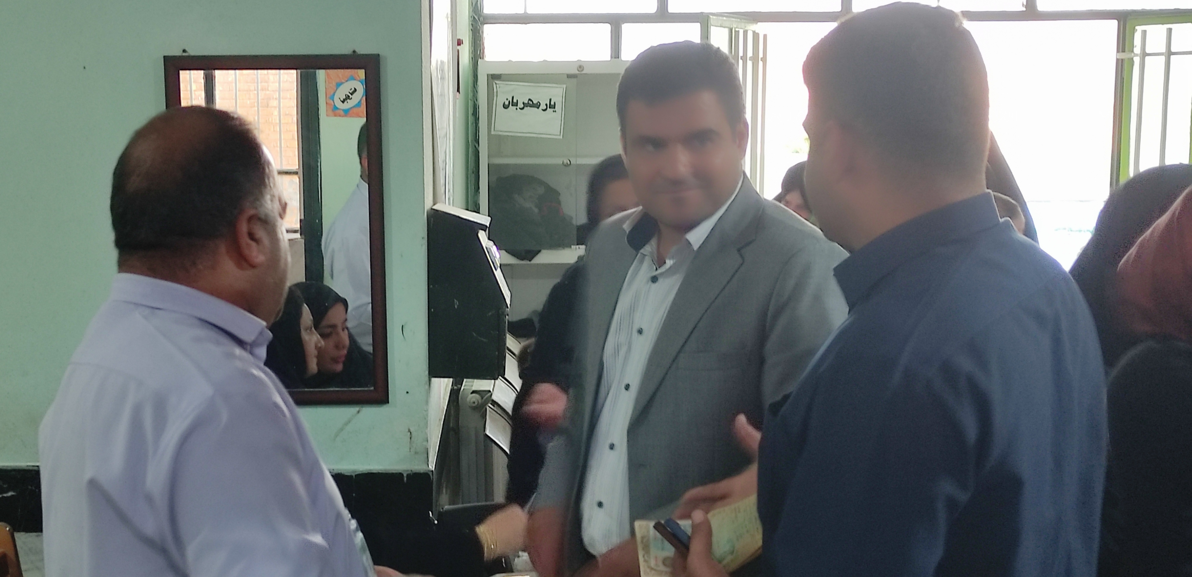 بازدید بخشدار مرکزی مارگون از شعب اخذ رای