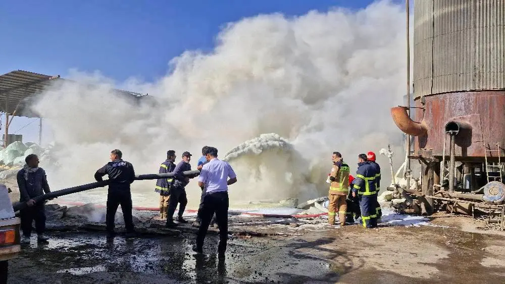 حریق در شرکت پالایش نفت ایوانکی مهار شد حریق در شرکت پالایش نفت ایوانکی مهار شد