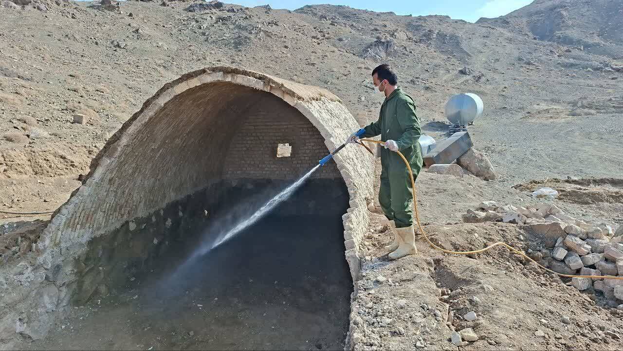 دفن بهداشتی ۸۲ رأس دام تلف شده در روستای دهک شهرستان نهبندان دفن بهداشتی ۸۲ رأس دام تلف شده در روستای دهک شهرستان نهبندان