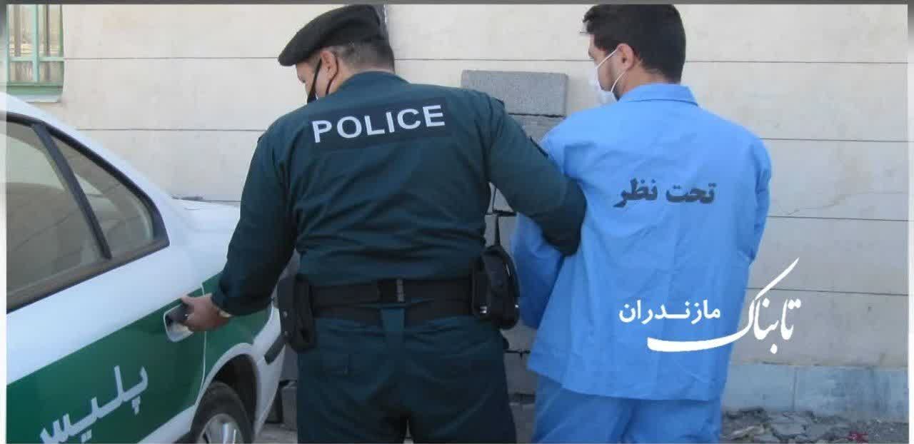 دستگيری سارق سيم و کابل برق در بهشهر دستگيری سارق سيم و کابل برق در بهشهر