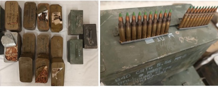 کشف محموله نیمتنی مهمات در مرز بانه/ یک باند قاچاق تسلیحات متلاشی شد