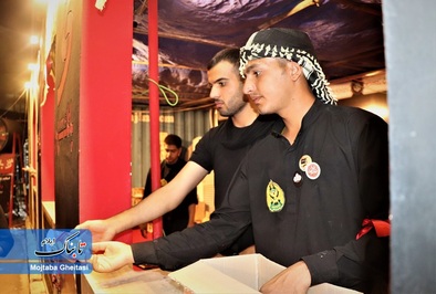 در مسیر خدمت به زوار حسینی