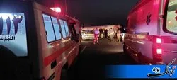 22 مصدوم در واژگونی اتوبوس محور یزد - ابرکوه